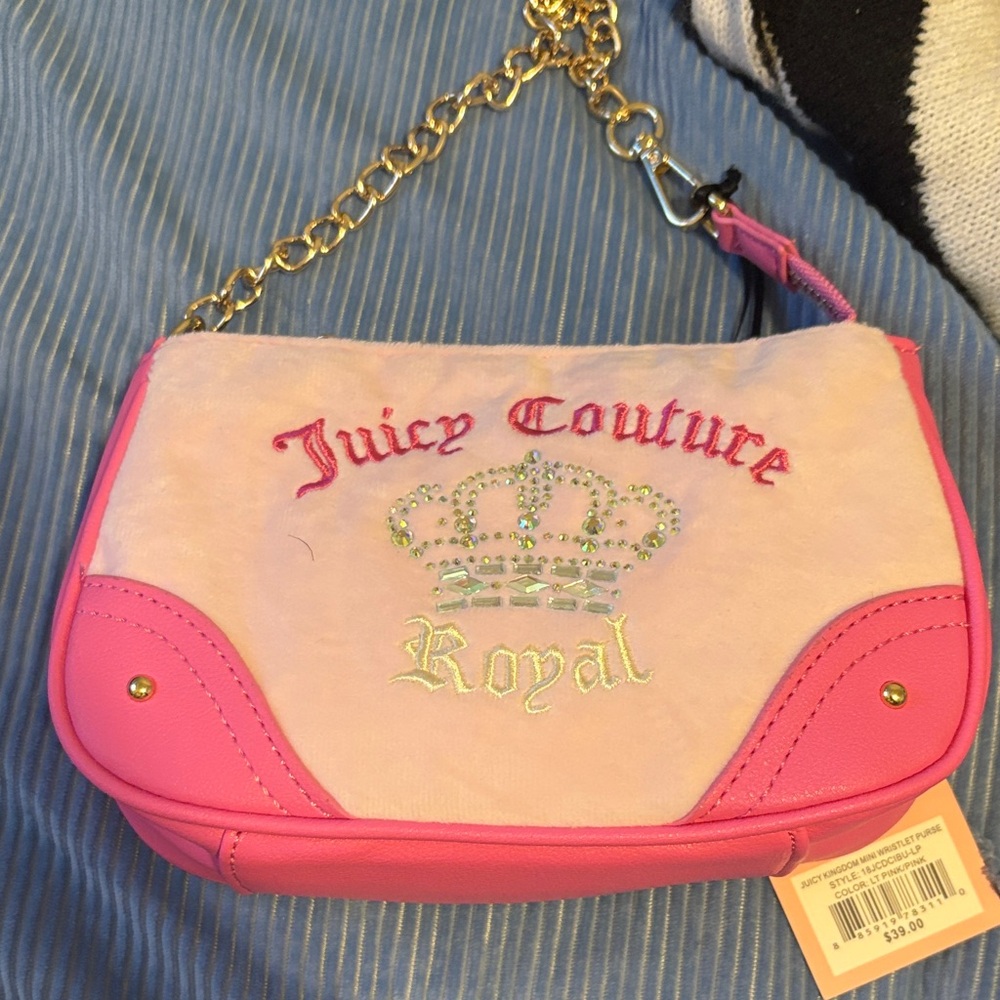 Juicy Couture Hot Pink and light pink mini Bag